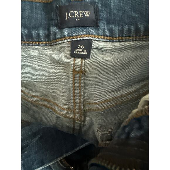J.Crew High Rise Classic Denim Shorts in Dark Pacific Blue Wash Size 26 - Picture 8 of 8